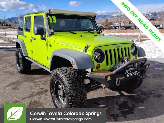 used 2013 Jeep Wrangler Unlimited car, priced at $21,900