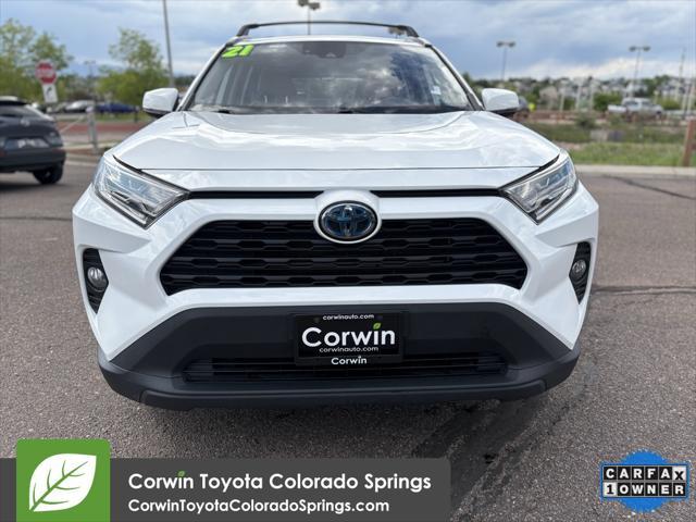 used 2021 Toyota RAV4 Hybrid car, priced at $29,500