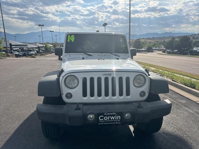 used 2014 Jeep Wrangler Unlimited car, priced at $14,000