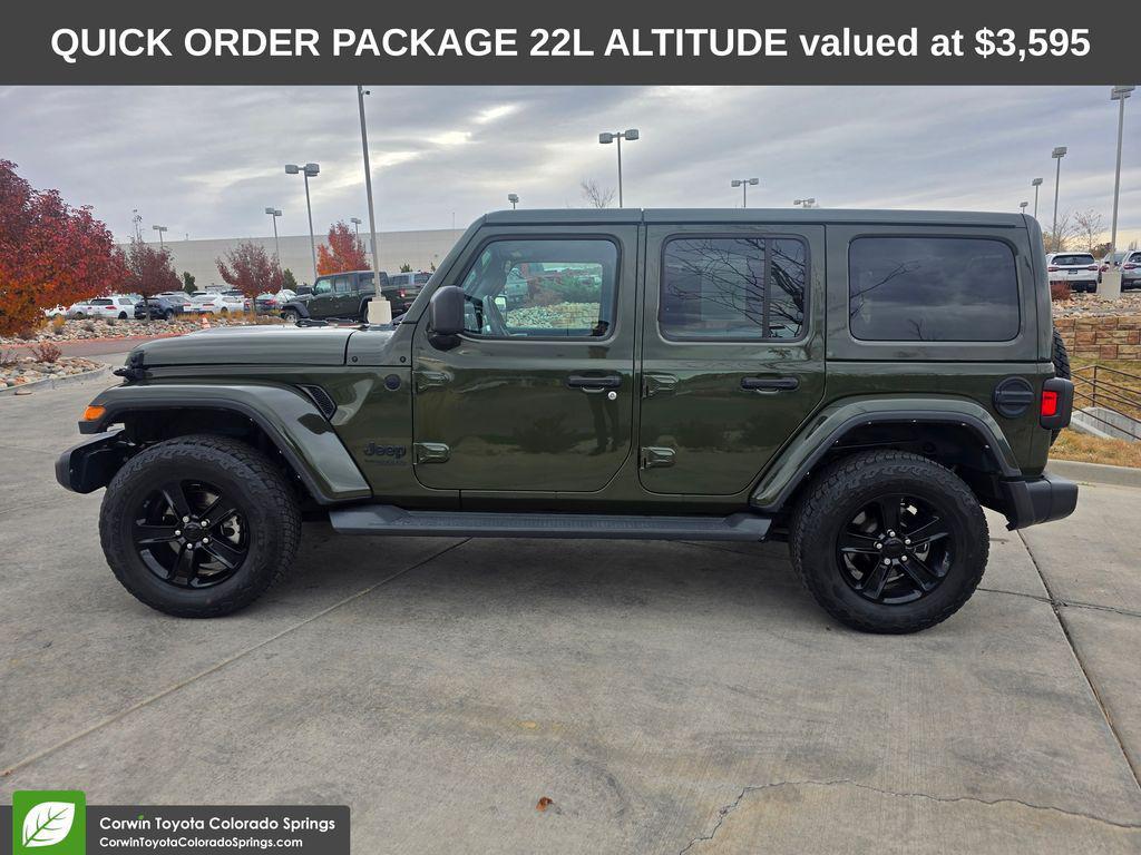 used 2021 Jeep Wrangler Unlimited car, priced at $32,500