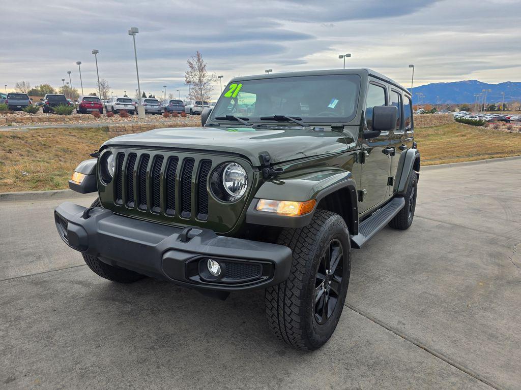 used 2021 Jeep Wrangler Unlimited car, priced at $32,500