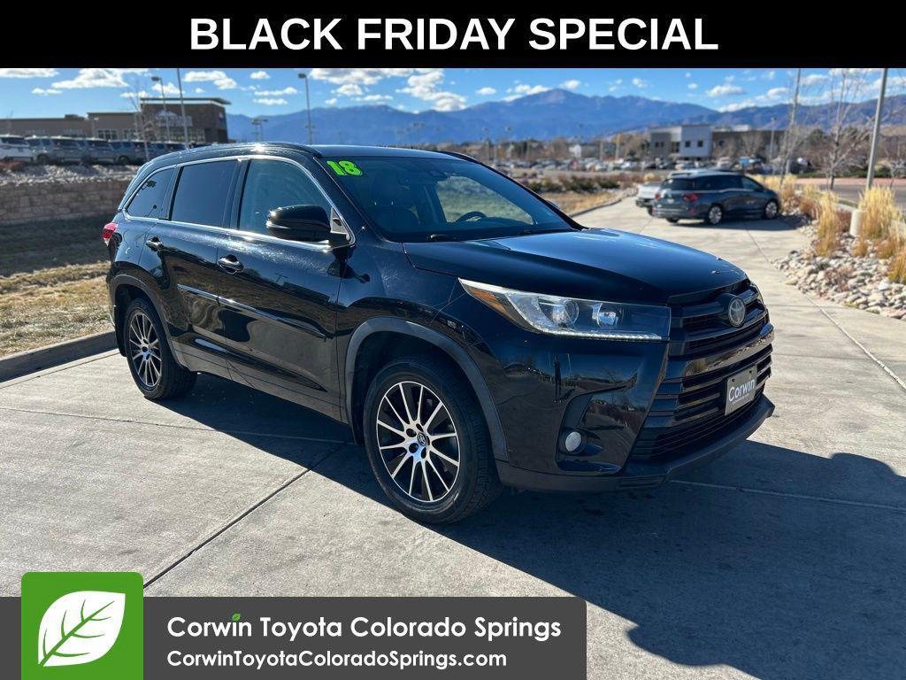 used 2018 Toyota Highlander car, priced at $23,000