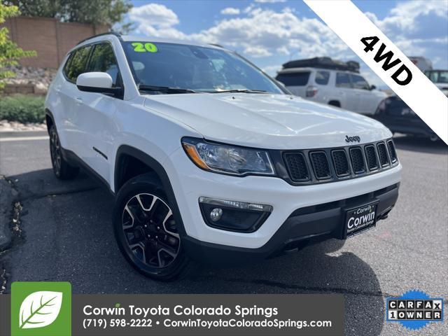 used 2020 Jeep Compass car, priced at $17,500