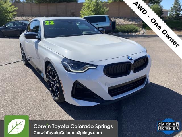 used 2022 BMW M240 car, priced at $46,500