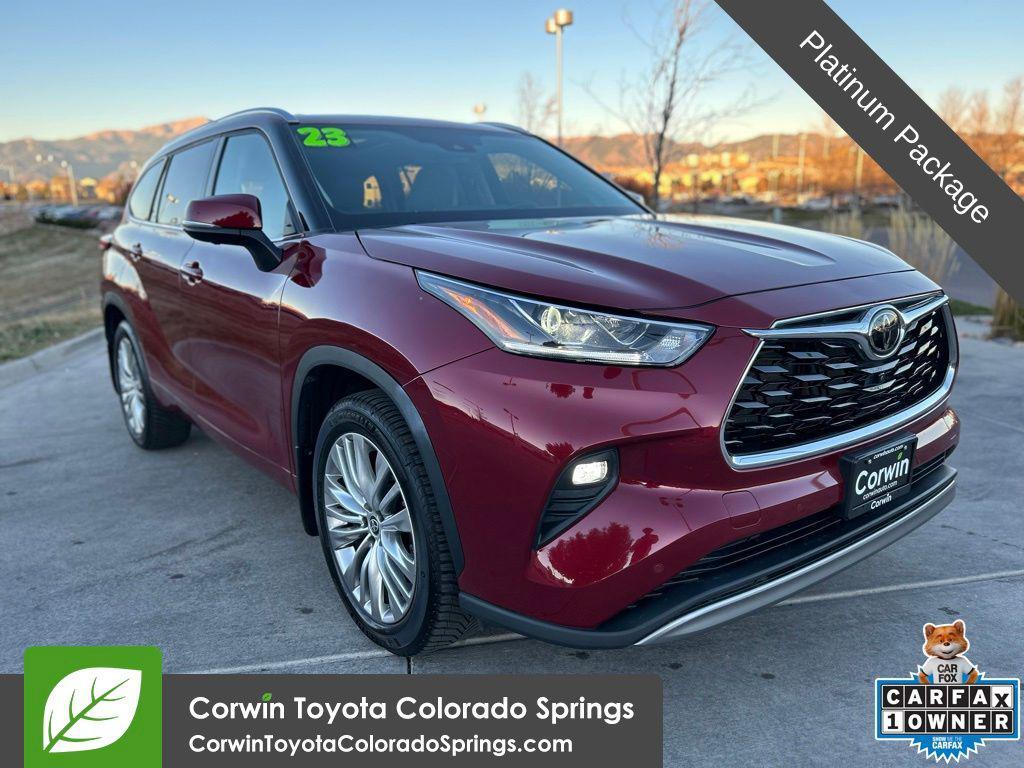 used 2023 Toyota Highlander car, priced at $43,500