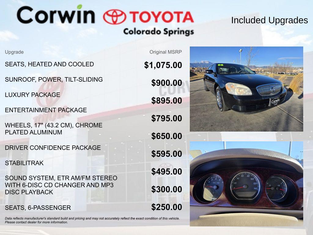 used 2006 Buick Lucerne car, priced at $6,000