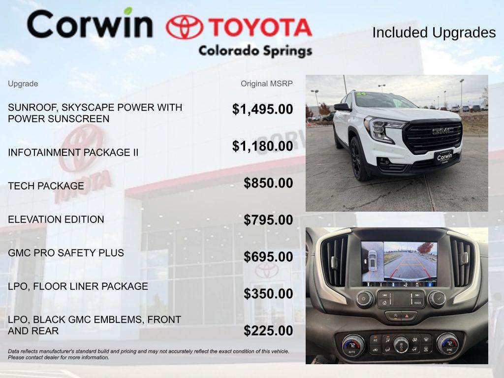 used 2024 GMC Terrain car, priced at $28,000