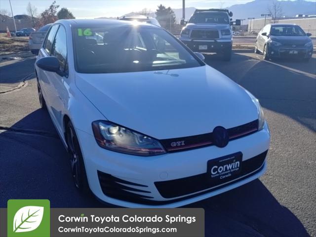 used 2016 Volkswagen Golf GTI car, priced at $14,000