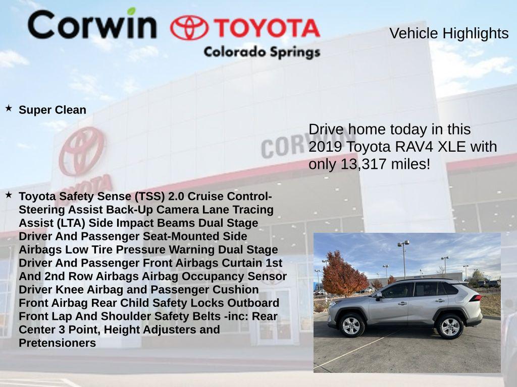 used 2019 Toyota RAV4 car, priced at $25,500