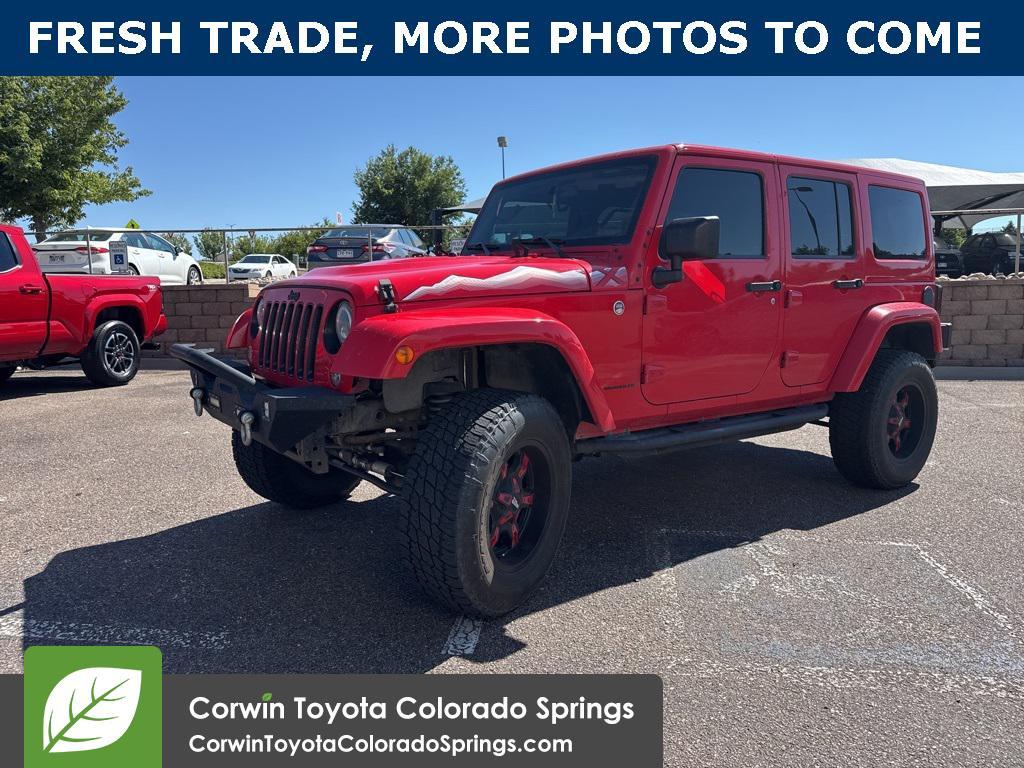 used 2015 Jeep Wrangler Unlimited car, priced at $18,350