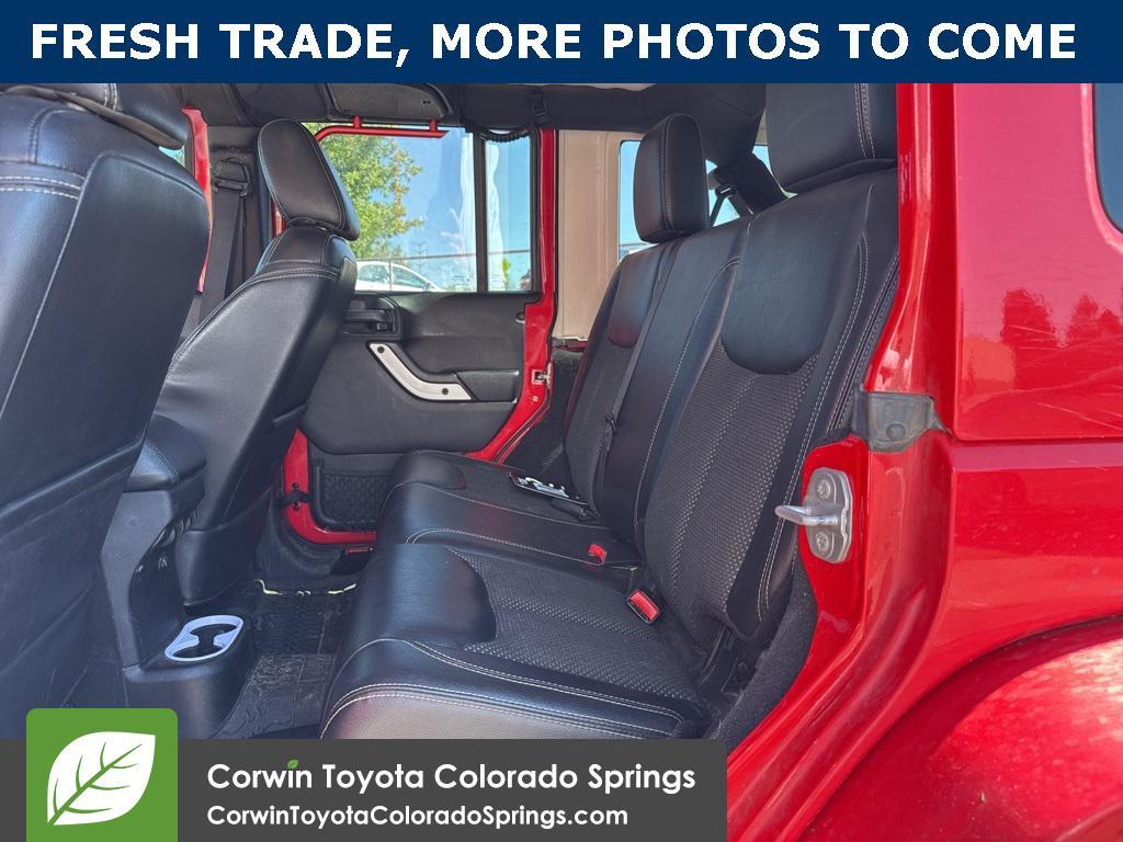 used 2015 Jeep Wrangler Unlimited car, priced at $18,350