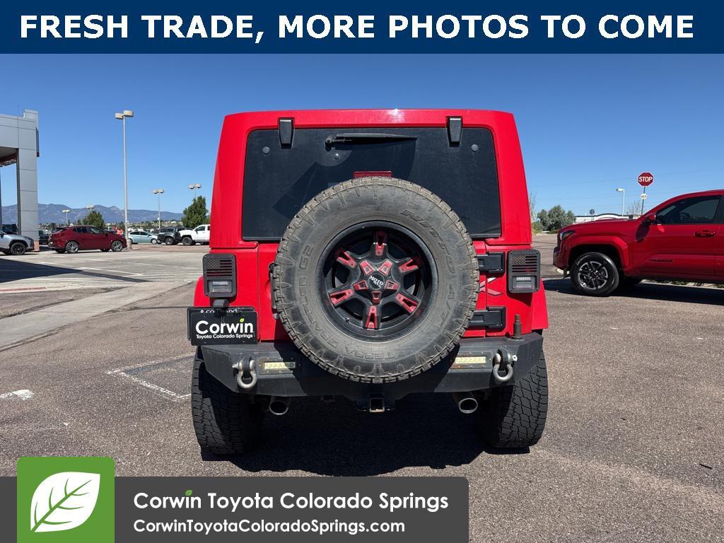 used 2015 Jeep Wrangler Unlimited car, priced at $18,350