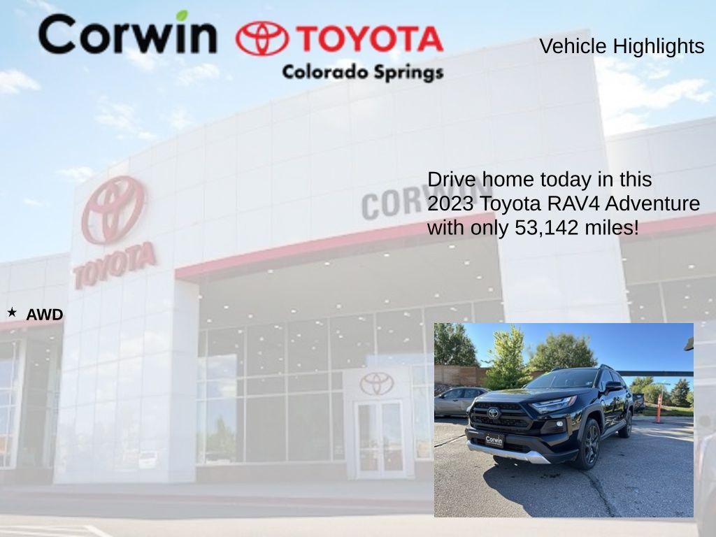 used 2023 Toyota RAV4 car, priced at $30,000