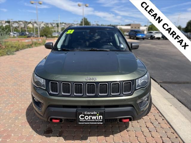 used 2021 Jeep Compass car, priced at $19,000