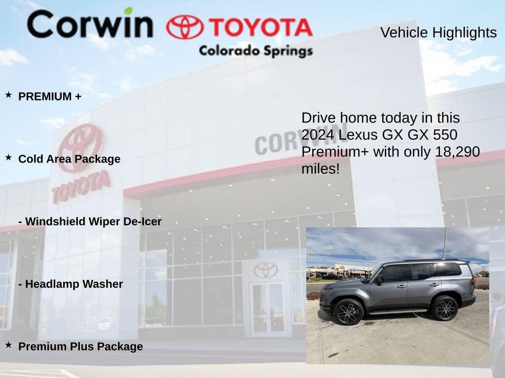 used 2024 Lexus GX 550 car, priced at $81,000