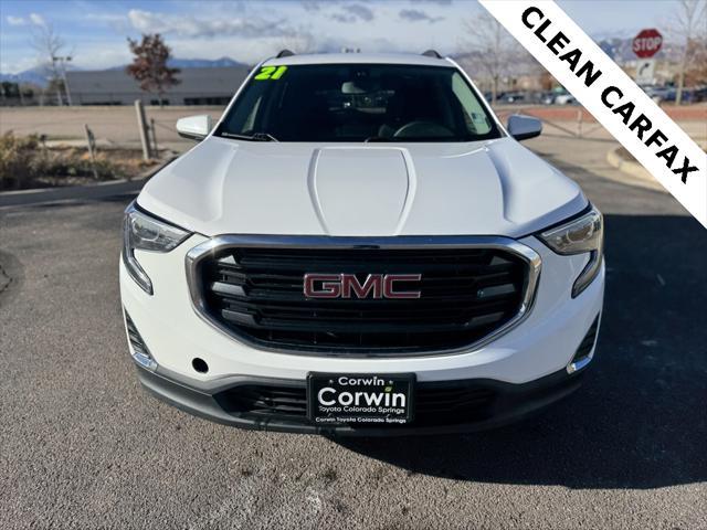 used 2021 GMC Terrain car, priced at $20,500