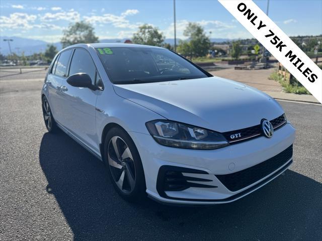 used 2018 Volkswagen Golf GTI car, priced at $16,250