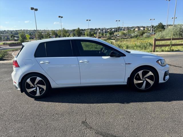 used 2018 Volkswagen Golf GTI car, priced at $18,000