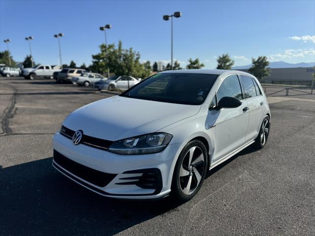 used 2018 Volkswagen Golf GTI car, priced at $18,000