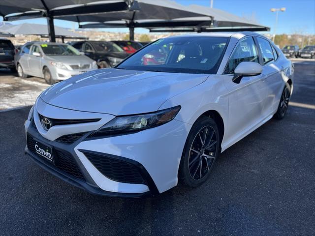 used 2021 Toyota Camry car, priced at $20,500