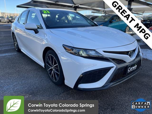 used 2021 Toyota Camry car, priced at $20,500