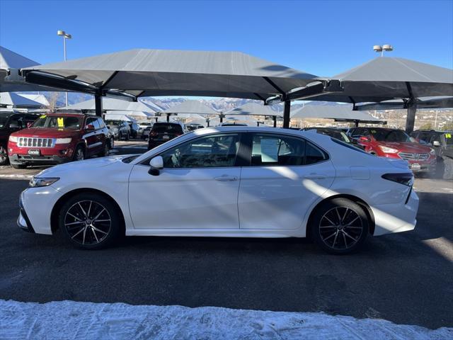 used 2021 Toyota Camry car, priced at $20,500