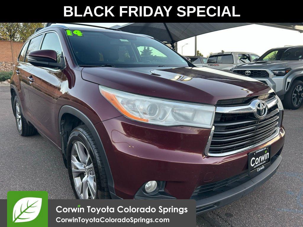 used 2014 Toyota Highlander car, priced at $14,000