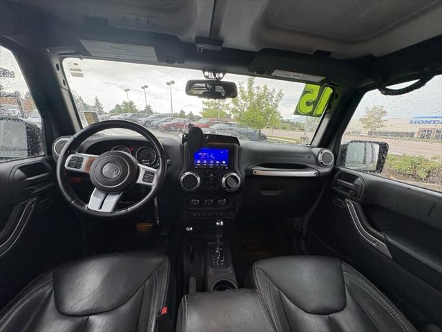 used 2015 Jeep Wrangler Unlimited car, priced at $17,500