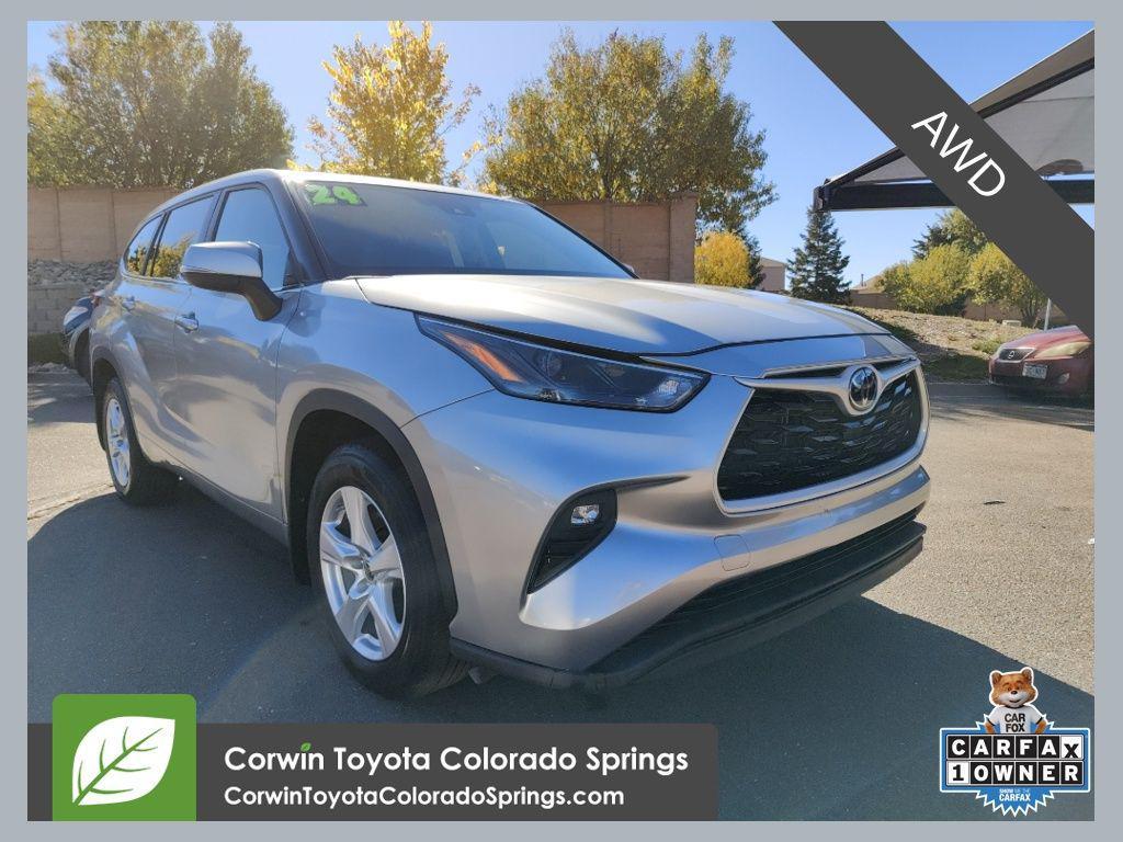 used 2024 Toyota Highlander car, priced at $33,000