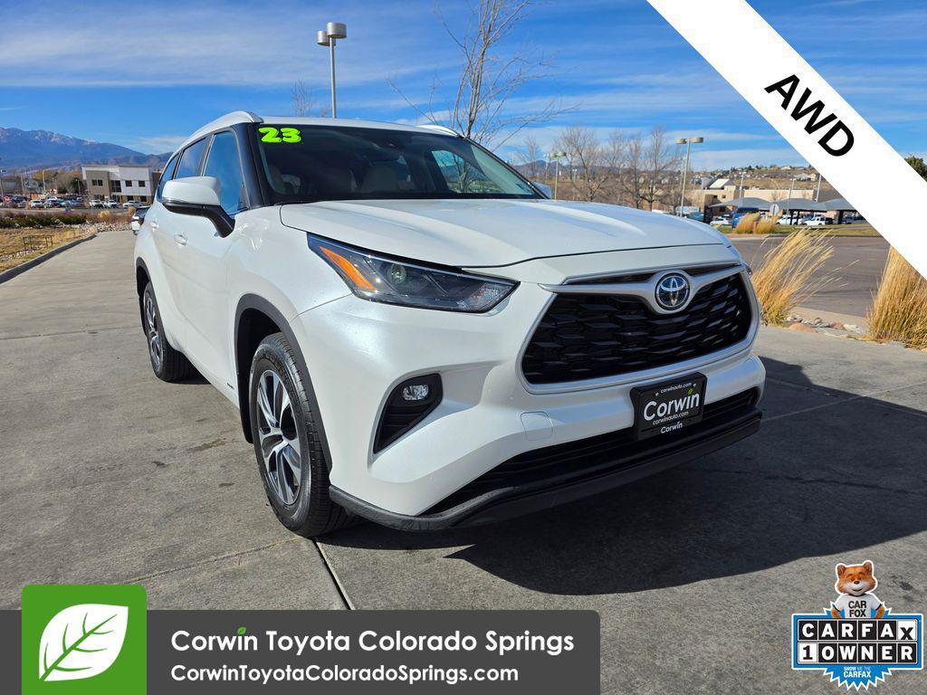 used 2023 Toyota Highlander Hybrid car, priced at $42,500