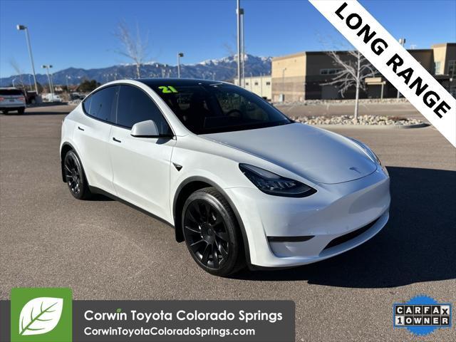 used 2021 Tesla Model Y car, priced at $28,649