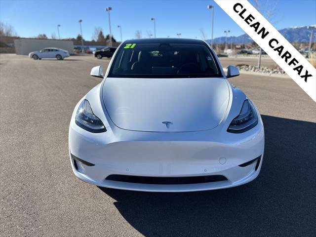 used 2021 Tesla Model Y car, priced at $28,649