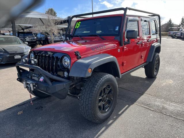 used 2015 Jeep Wrangler Unlimited car, priced at $20,500