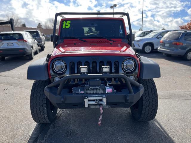 used 2015 Jeep Wrangler Unlimited car, priced at $20,500