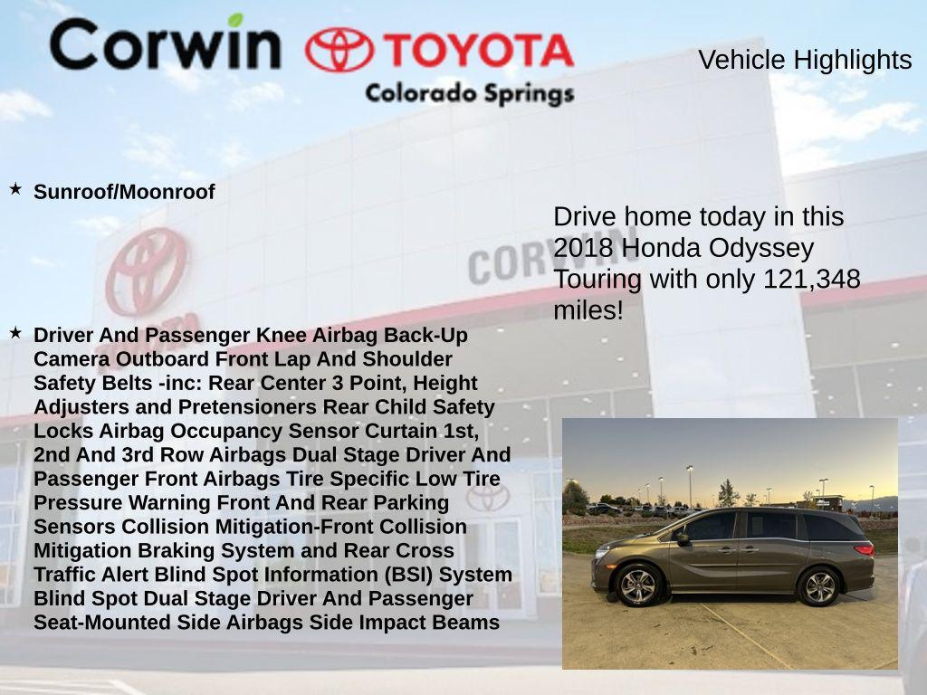 used 2018 Honda Odyssey car, priced at $21,000