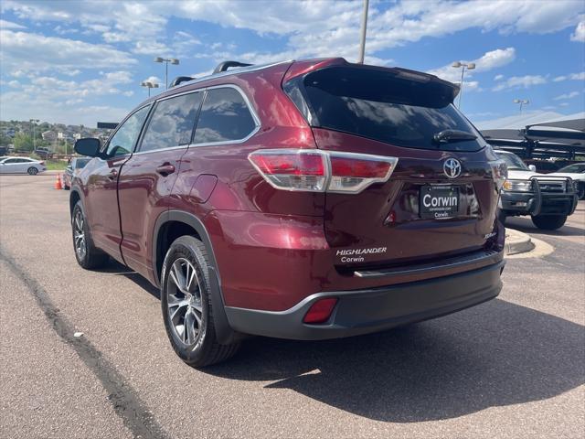 used 2016 Toyota Highlander car, priced at $13,500