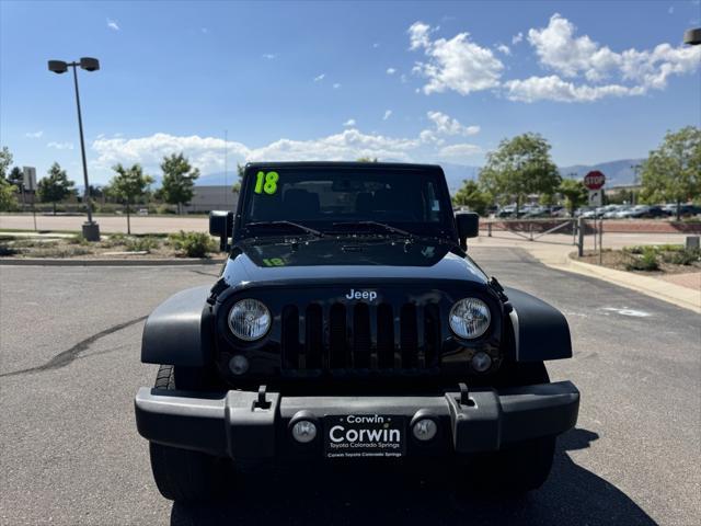 used 2018 Jeep Wrangler JK car, priced at $23,500