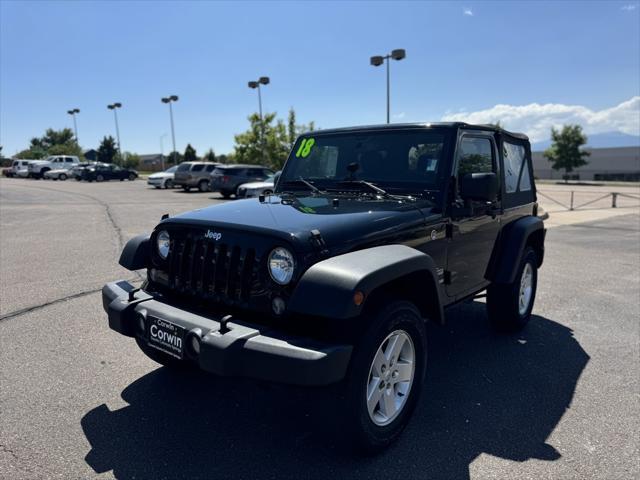 used 2018 Jeep Wrangler JK car, priced at $23,500