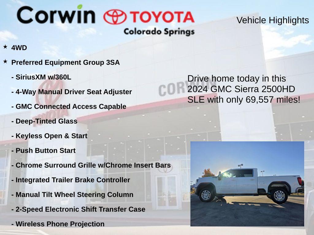 used 2024 GMC Sierra 2500 car, priced at $50,000
