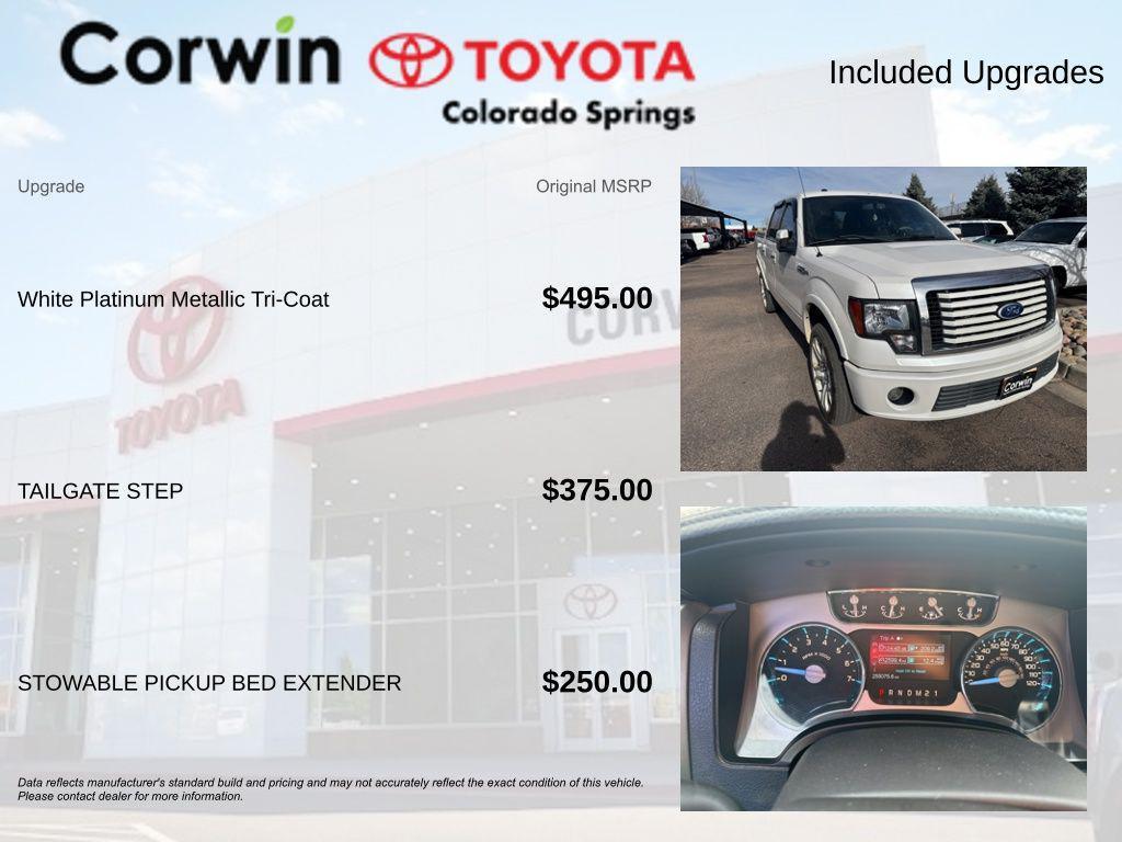 used 2011 Ford F-150 car, priced at $12,000