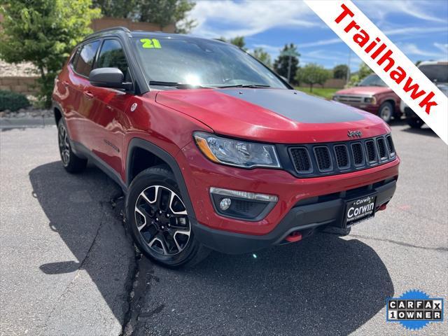 used 2021 Jeep Compass car, priced at $17,800