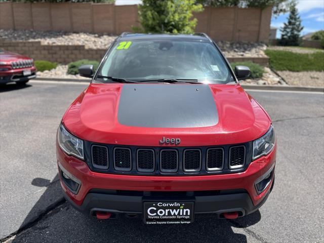 used 2021 Jeep Compass car, priced at $20,000