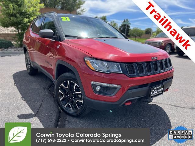 used 2021 Jeep Compass car, priced at $19,000