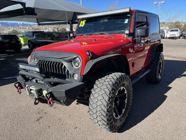 used 2015 Jeep Wrangler car, priced at $16,000