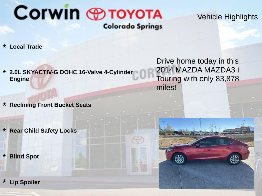 used 2014 Mazda Mazda3 car, priced at $11,500