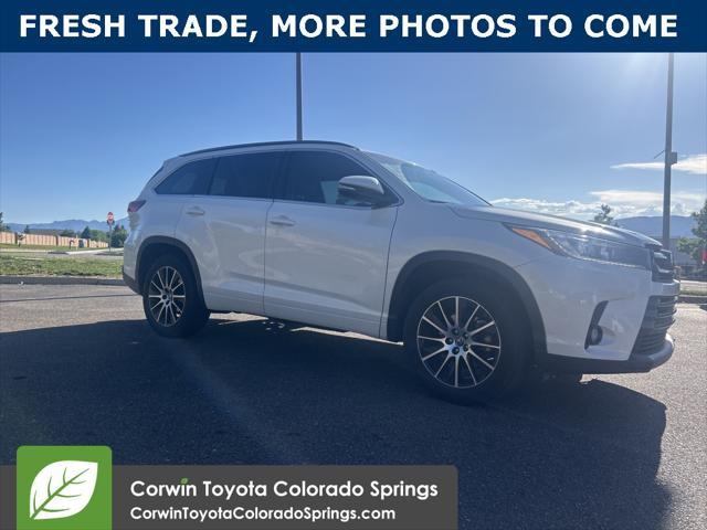 used 2018 Toyota Highlander car, priced at $25,000