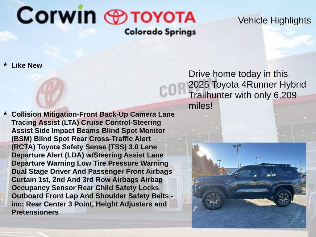 used 2025 Toyota 4Runner Hybrid car, priced at $70,000