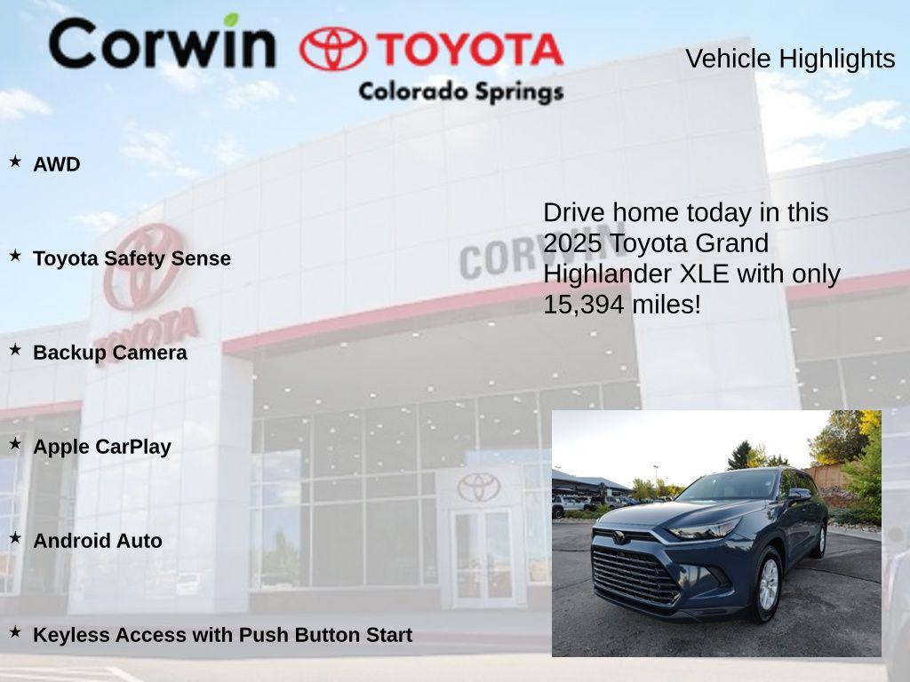 used 2025 Toyota Grand Highlander car, priced at $46,500