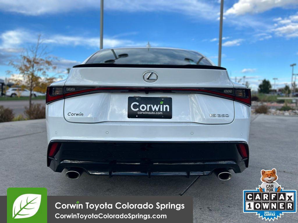 used 2023 Lexus IS 350 car, priced at $38,399