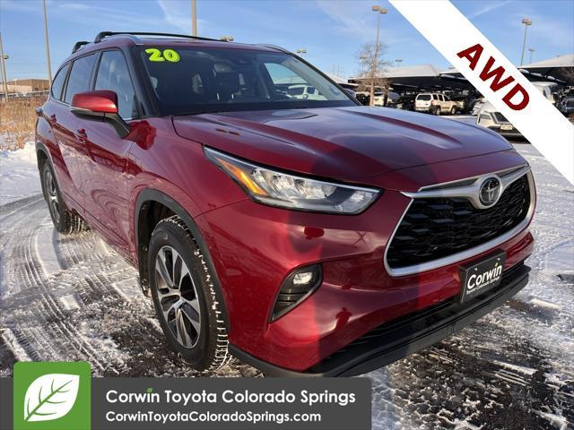 used 2020 Toyota Highlander car, priced at $33,000